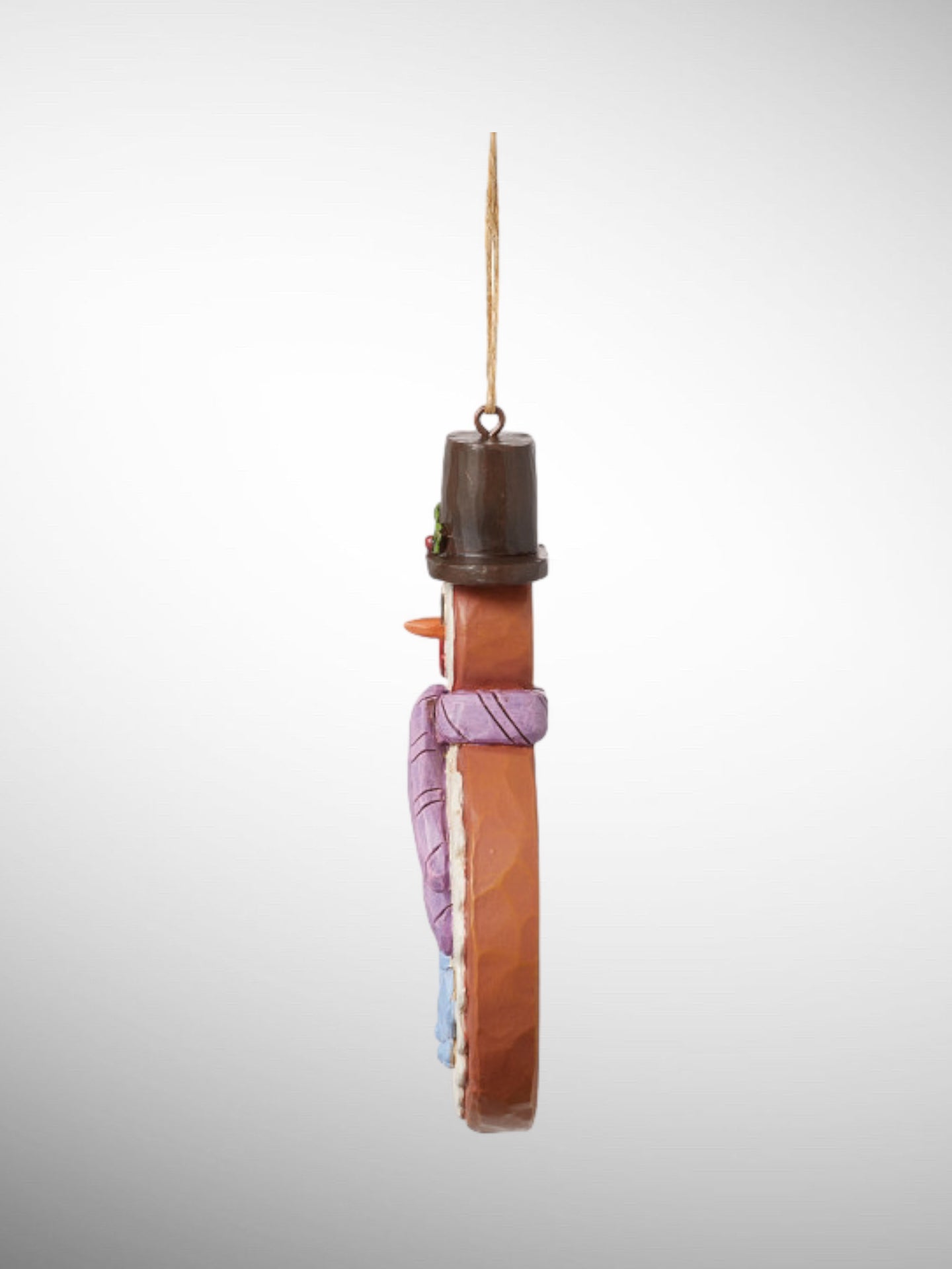 Jim Shore Gingerbread Christmas - Gingerbread Snowman Hanging Ornament